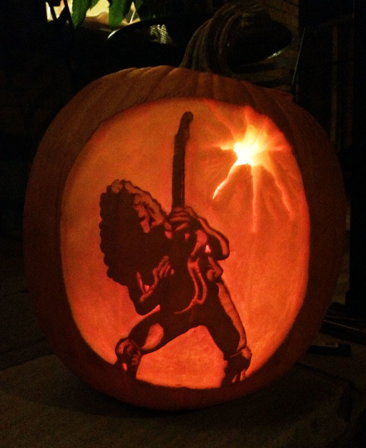 Van Halen Halloween Pumpkin Photo Gallery