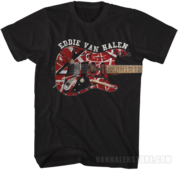 van halen guitar tshirt