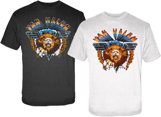 The Van Halen 1982 LION shirt is back 