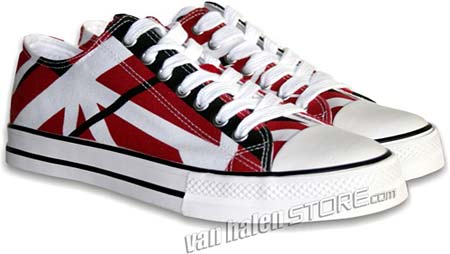 Eddie Van Halen Striped Sneakers now 
