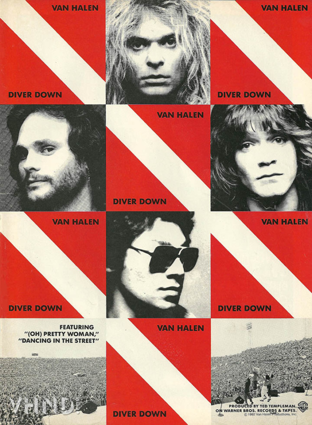 van halen diver down tour setlist