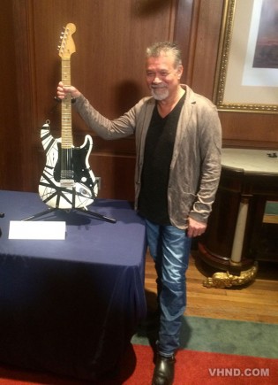 One Year Ago: Eddie Van Halen Donates Guitars, Equipment, to the ...