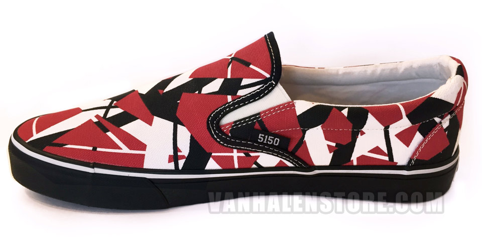 Eddie Van Halen SLIP-ON Sneakers Now Available!