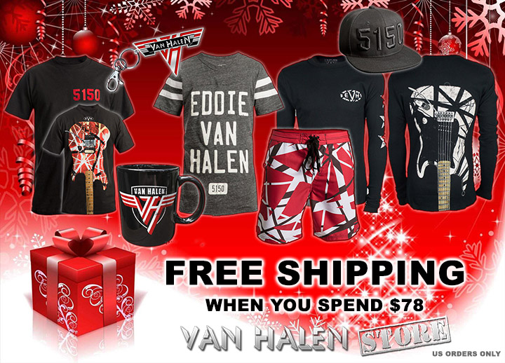 Free Shipping at Van Halen Store